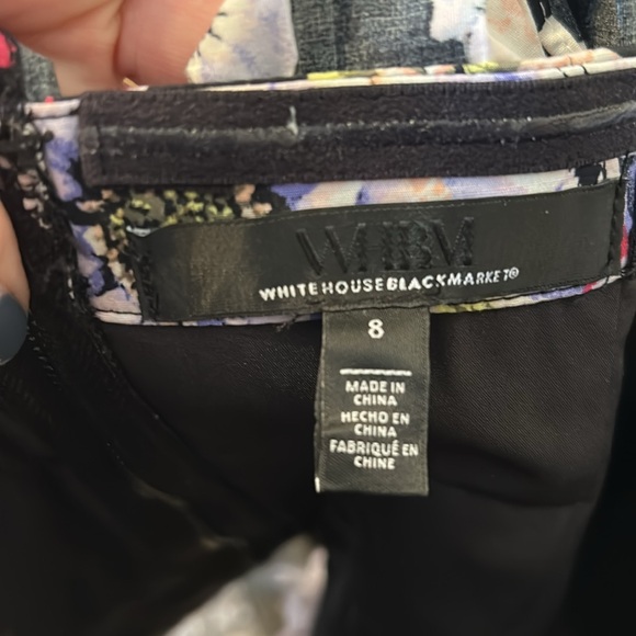 WHBM floral ruffle bustier top - Picture 3 of 3